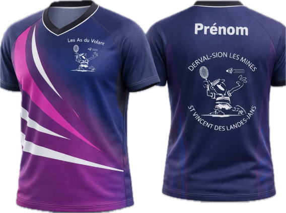 Maillot Personnalisé (Polyester) Homme